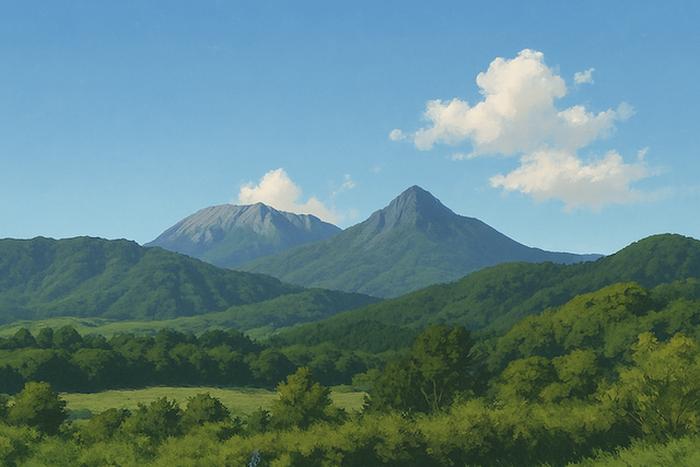 山イラスト